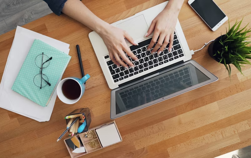 Example layout of a job offer acceptance email