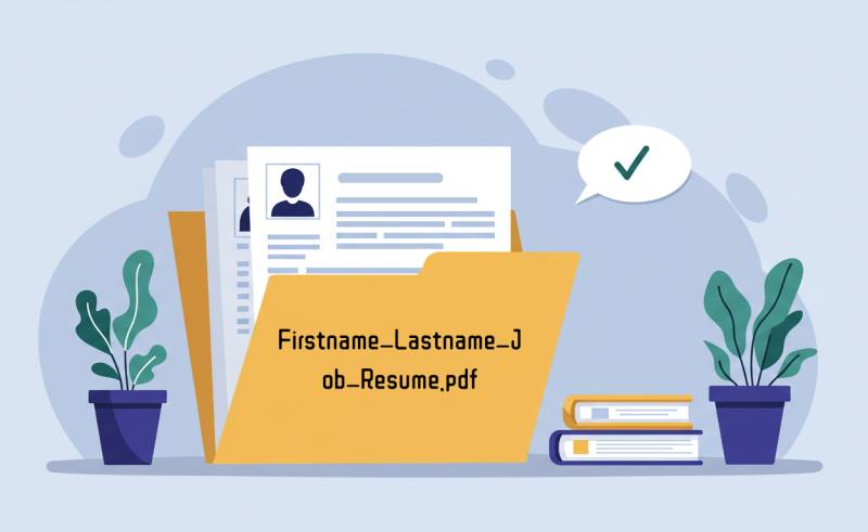 how to name resume file