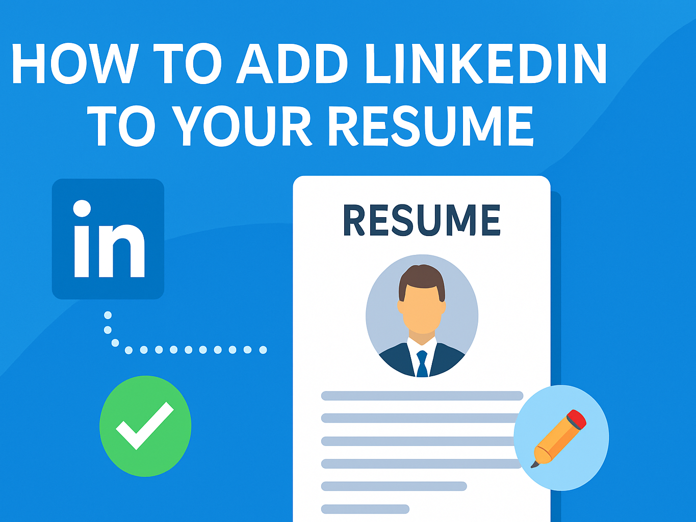 how to put linkedin on resume