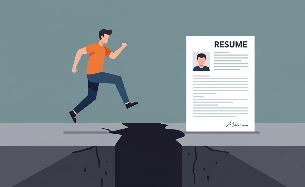 explain employment gaps on resume